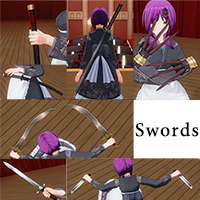 Yandere Weapon Accessory Set [Swords]