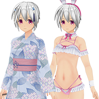 Lovely Bunny & Kimono Costume Set