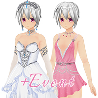 CUSTOM ORDER MAID 3D2 & 2.5 Gorgeous Dress Costume Set with Events 